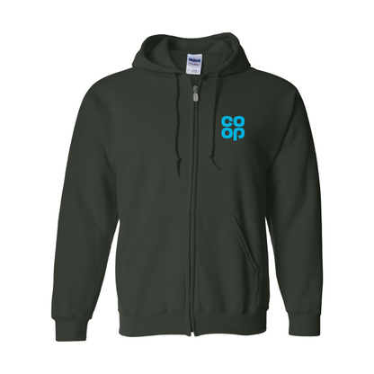Men's CoOp Gildan  Heavy Blend Full Zip Hooded Sweatshirt