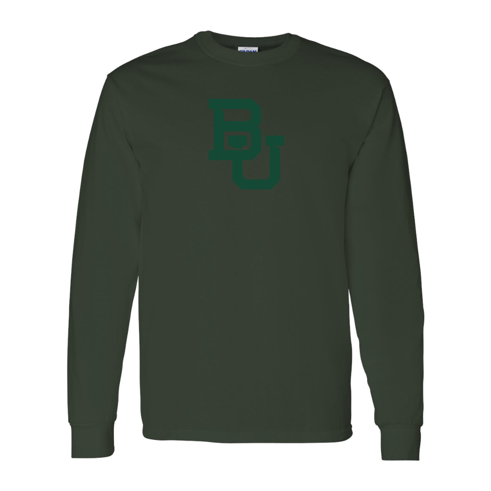 Men's  Baylor Bears Gildan Heavy Cotton Long Sleeve T-Shirt