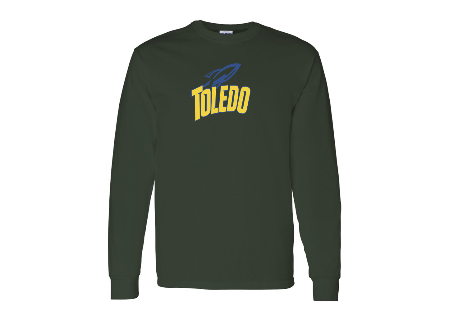 Men's Toledo Rockets Gildan Heavy Cotton Long Sleeve T-Shirt