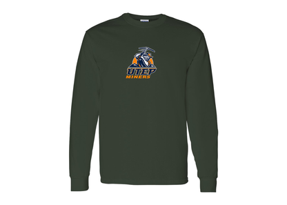 Men's UTEP Miners Gildan Heavy Cotton Long Sleeve T-Shirt