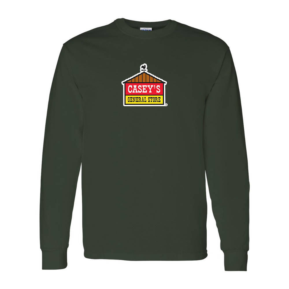 Men's Casey's General Store  Gildan Heavy Cotton Long Sleeve T-Shirt