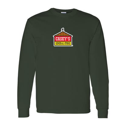 Men's Casey's General Store  Gildan Heavy Cotton Long Sleeve T-Shirt