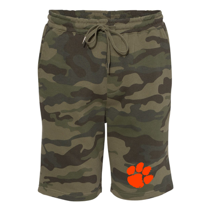 Men's Clemson Tigers Independent Trading Co Midweight Fleece Short