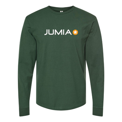 Men's Jumia Logo Cotton Long Sleeve T-Shirt