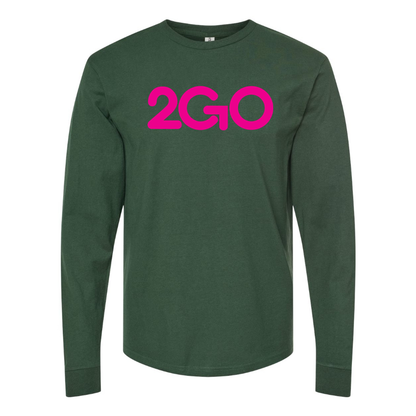 Men's  2GO Logo Cotton Long Sleeve T-Shirt