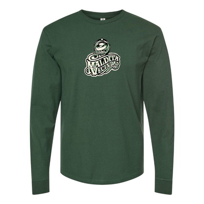 Men's  Maldita Vecindad Logo Cotton Long Sleeve T-Shirt