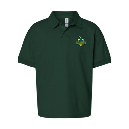 Youth Clarkson Golden Knights Gildan Dry Blend Jersey Polo