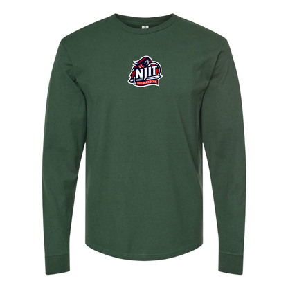 Men's NJIT Highlanders Logo  Cotton Long Sleeve T-Shirt