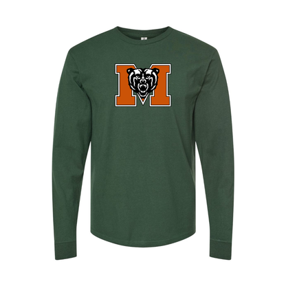 Men's Mercer Bears Logo Long Sleeve T-Shirt