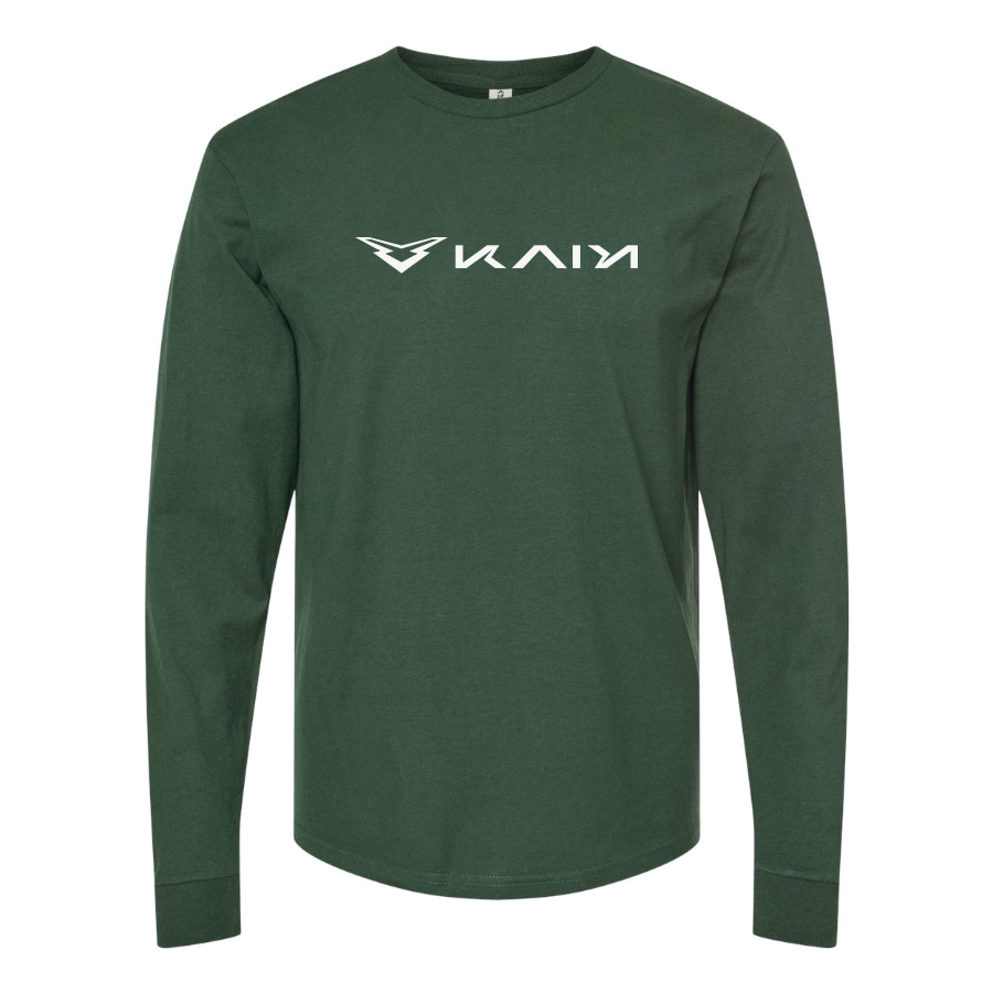 Men's Kaiyi  Logo Cotton Long Sleeve T-Shirt