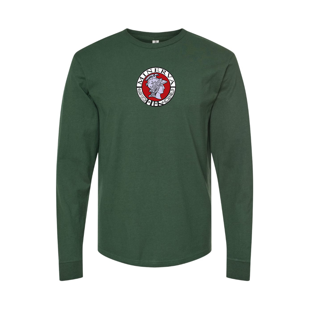 Men's  Minerva Automobile Logo Long Sleeve T-Shirt