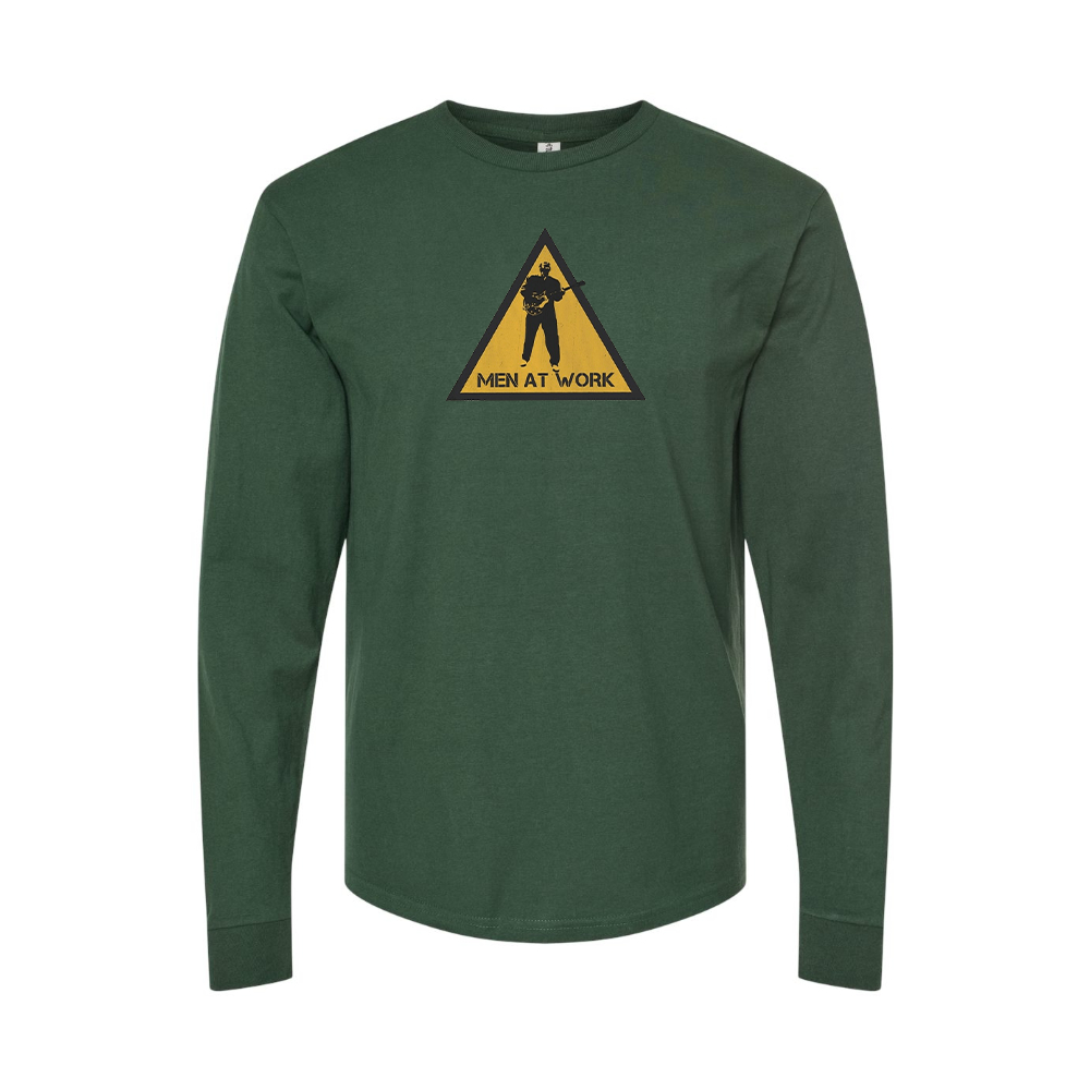 Men's Men at Work Logo Long Sleeve T-Shirt