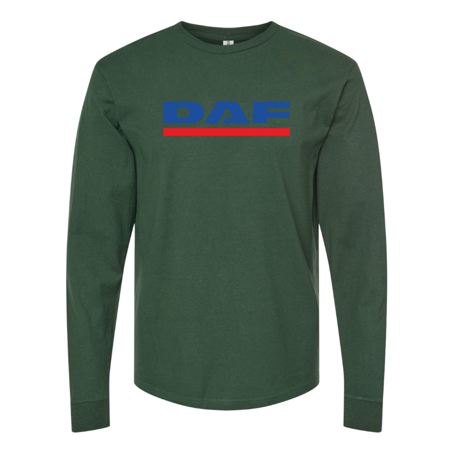 Men's  DAF Logo Cotton Long Sleeve T-Shirt