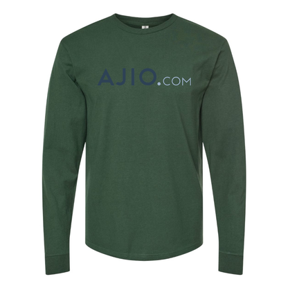 Men's Ajio Logo Cotton Long Sleeve T-Shirt