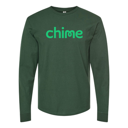 Men's Chime Logo Cotton Long Sleeve T-Shirt