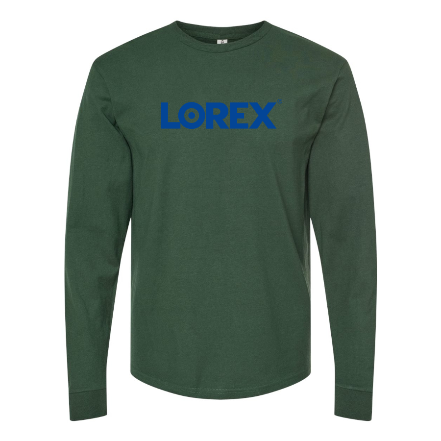 Men's Lorex Technology Logo Cotton Long Sleeve T-Shirt
