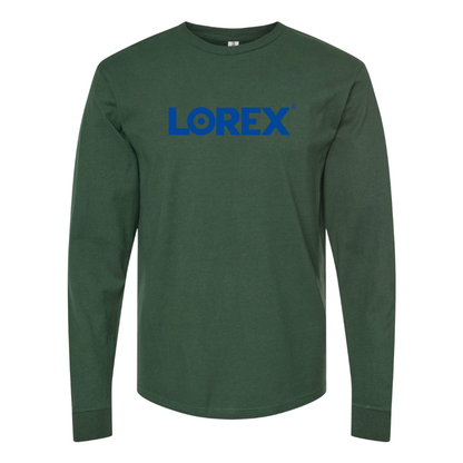 Men's Lorex Technology Logo Cotton Long Sleeve T-Shirt