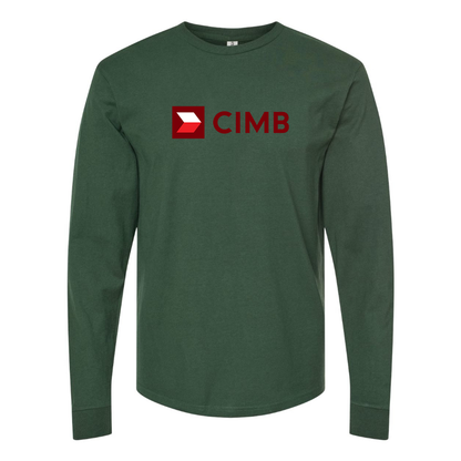Men's CIMB  Logo Cotton Long Sleeve T-Shirt