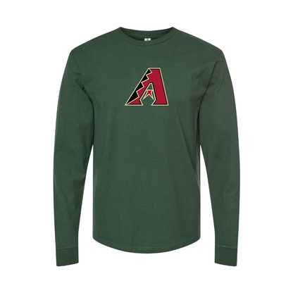 Men's Arizona Diamondbacks Logo Long Sleeve T-Shirt