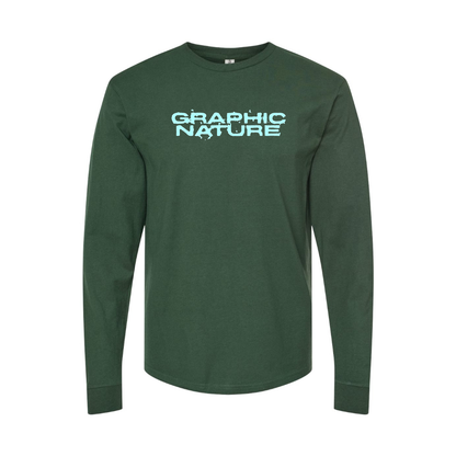 Men's Graphic Nature Logo Long Sleeve T-Shirt