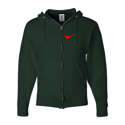Men's Conoco Phillips Symbol JERZEES NuBlend Full-Zip Hooded Sweatshirt