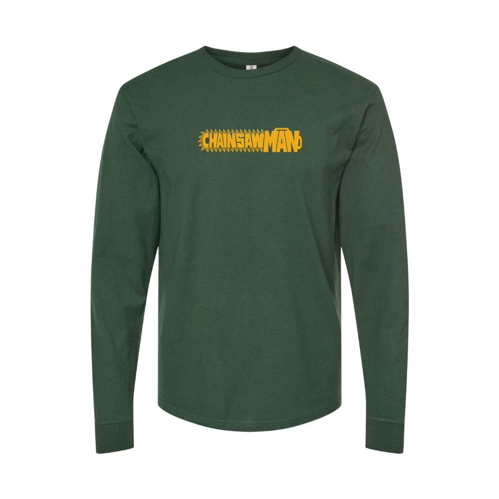Men's Chainsaw Man Logo Long Sleeve T-Shirt