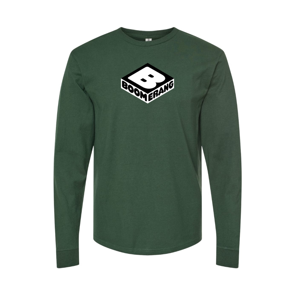 Men's Boomerang Logo Long Sleeve T-Shirt