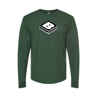 Men's Boomerang Logo Long Sleeve T-Shirt