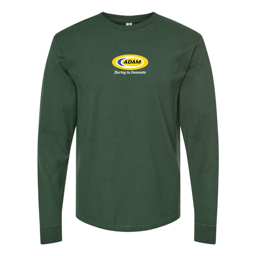 Men's Adam Motors  Logo Cotton Long Sleeve T-Shirt