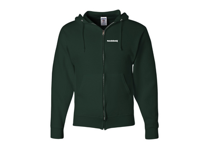 Men's Nasdaq Logo JERZEES NuBlend Full-Zip Hooded Sweatshirt