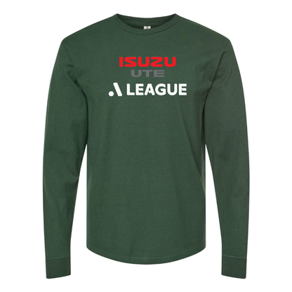 Men's  A League Logo Cotton Long Sleeve T-Shirt