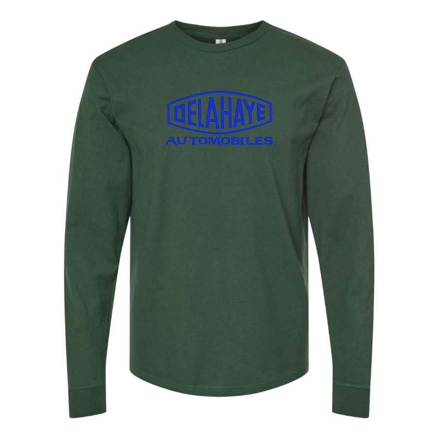 Men's Delahaye Logo Cotton Long Sleeve T-Shirt
