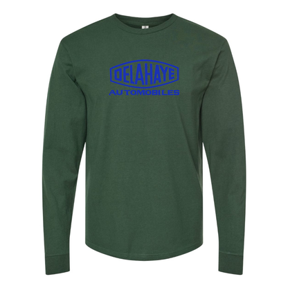 Men's Delahaye Logo Cotton Long Sleeve T-Shirt