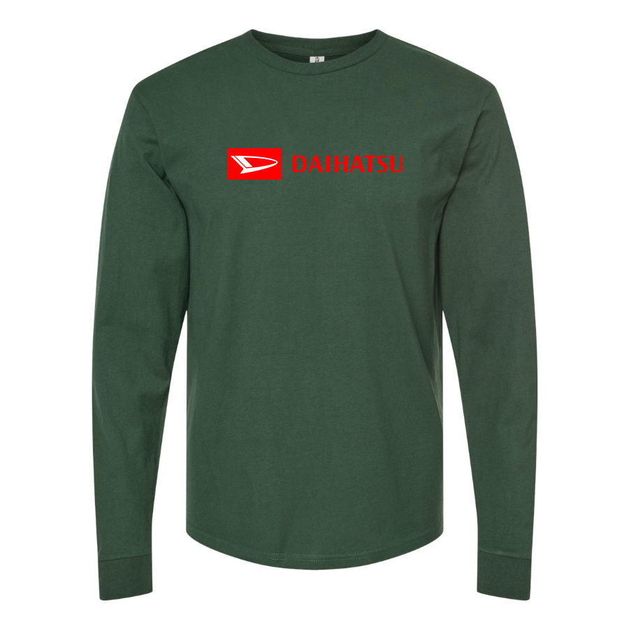 Men's  Daihatsu Logo Cotton Long Sleeve T-Shirt