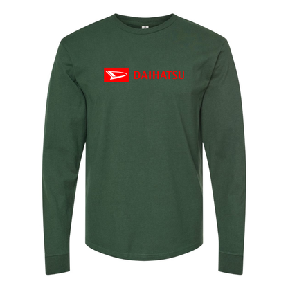 Men's  Daihatsu Logo Cotton Long Sleeve T-Shirt