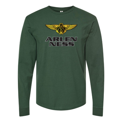 Men's Arlen Ness  Logo Cotton Long Sleeve T-Shirt