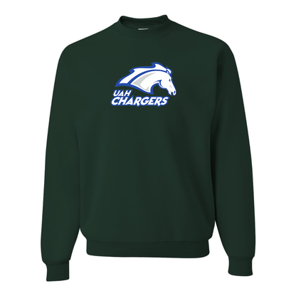 Men's Alabama Huntsville Chargers JERZEES NuBlend Crewneck Sweatshirt