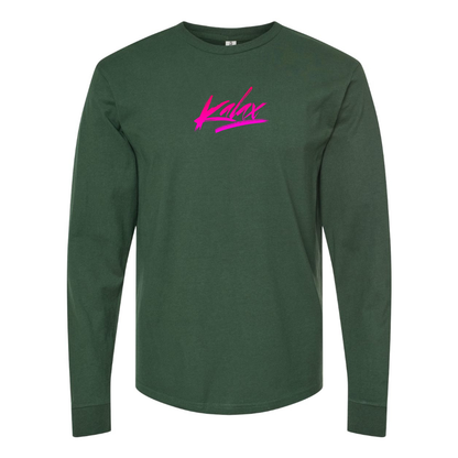 Men's  Kalax Logo  Cotton Long Sleeve T-Shirt
