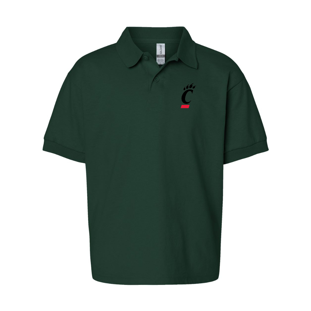 Youth Cincinnati Bearcats Gildan Dry Blend Jersey Polo