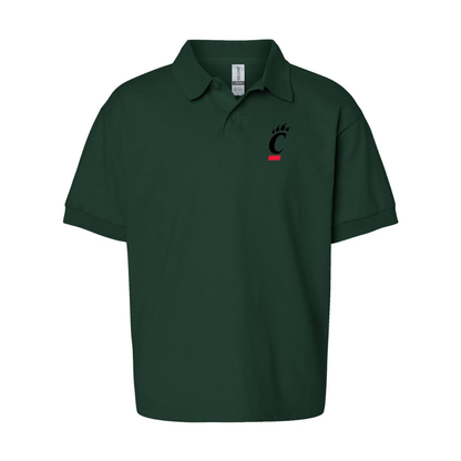 Youth Cincinnati Bearcats Gildan Dry Blend Jersey Polo