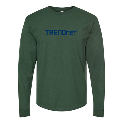Men's TRENDnet Logo Cotton Long Sleeve T-Shirt