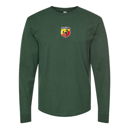 Men's Abarth Logo Cotton Long Sleeve T-Shirt