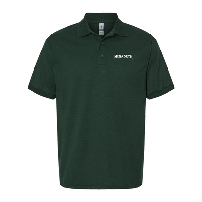 Men's Megadeth Logo Dry Blend Polo