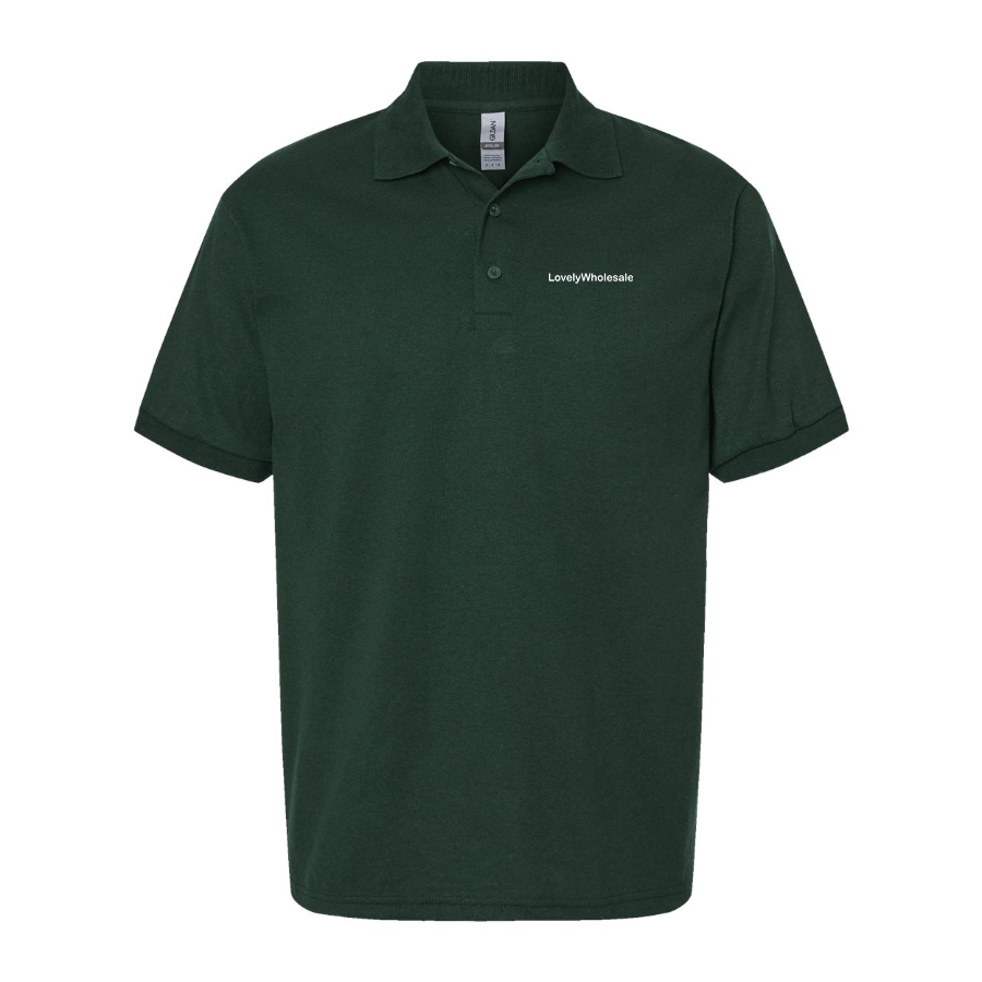 Men's LovelyWholesale  Logo Dry Blend Polo