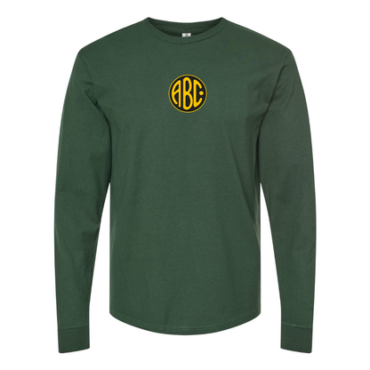 Men's ABC Motors Logo Cotton Long Sleeve T-Shirt