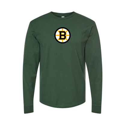 Men's Boston Bruins Logo Long Sleeve T-Shirt