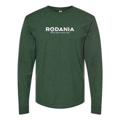 Men's  Rodania Logo  Cotton Long Sleeve T-Shirt