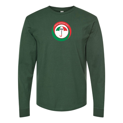 Men's  PDP Logo  Cotton Long Sleeve T-Shirt