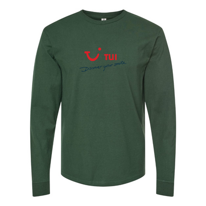 Men's tui Logo Cotton Long Sleeve T-Shirt