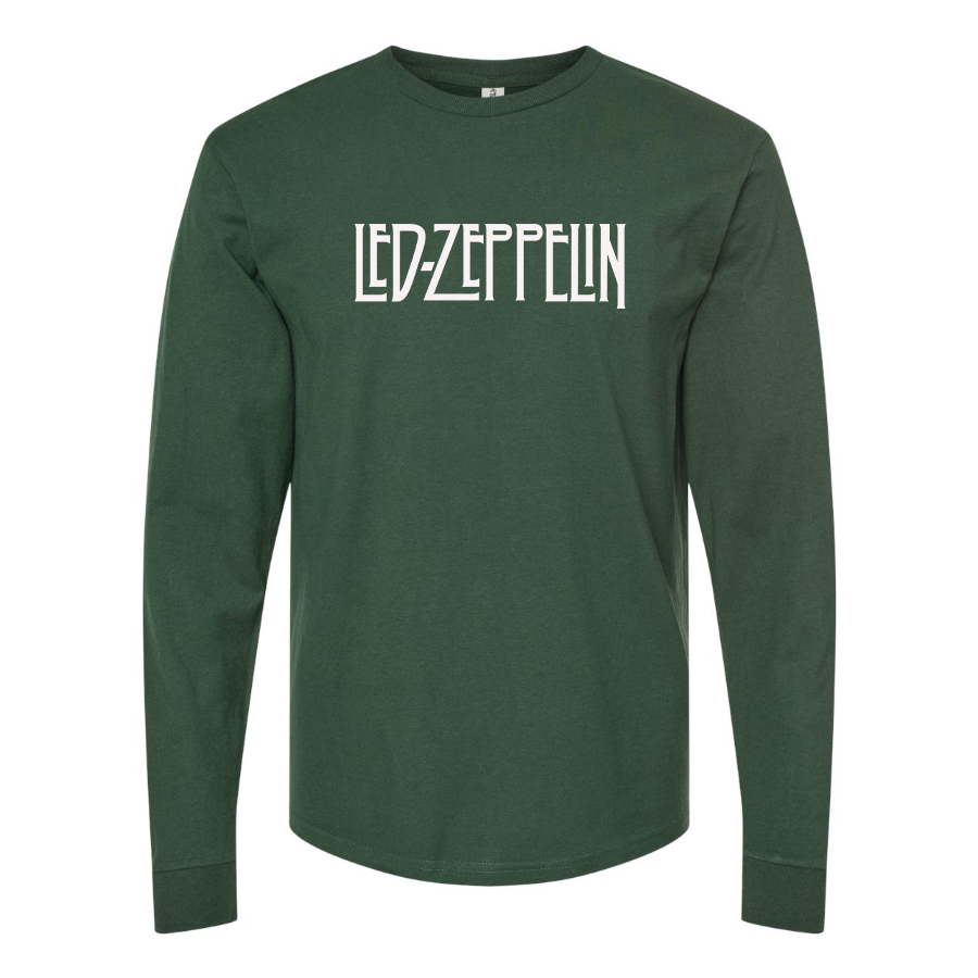 Men's Led Zeppelin Logo Cotton Long Sleeve T-Shirt